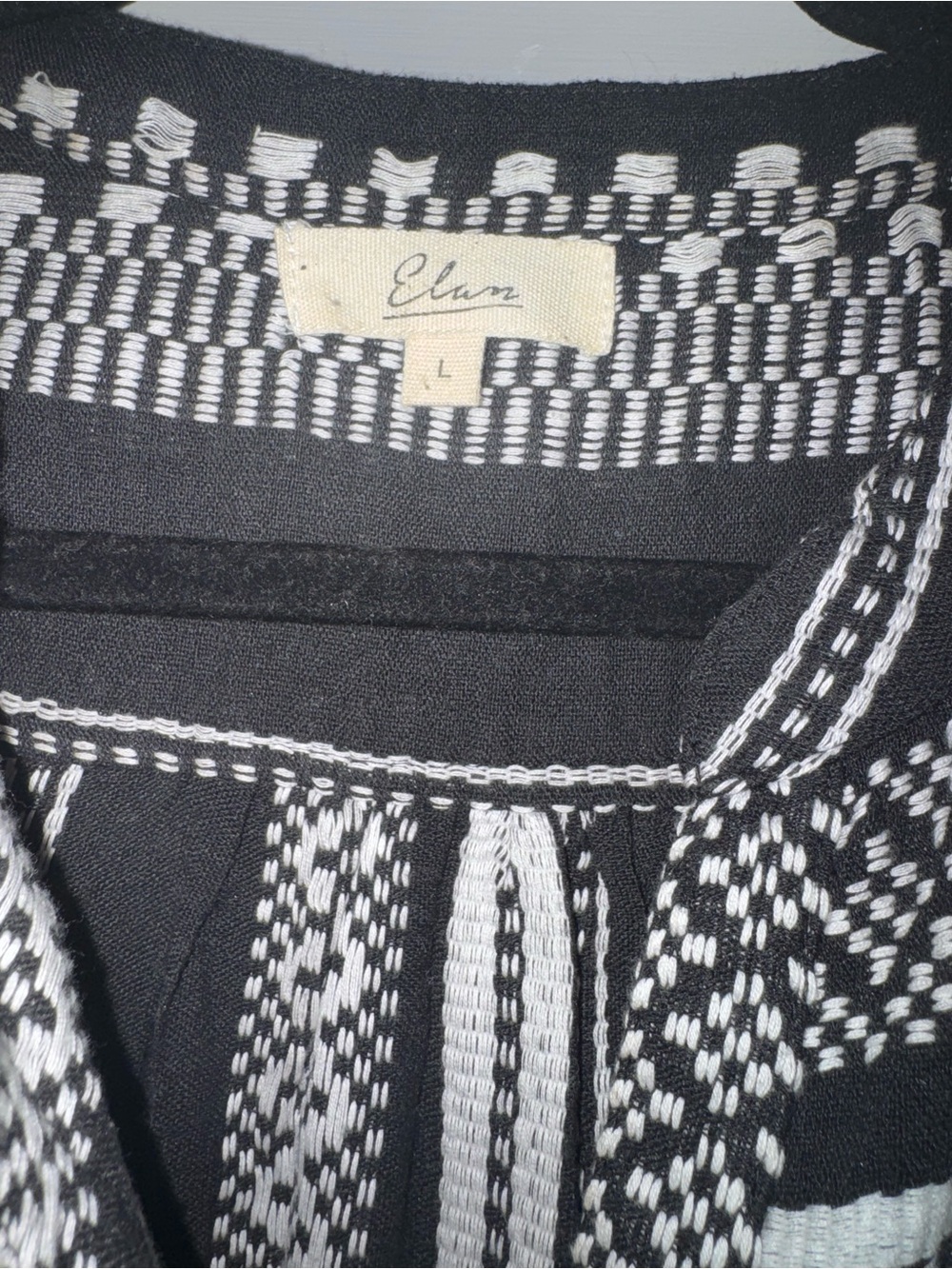 Elan Aztec Print Babydoll Summer Dress - Picture 4 of 6